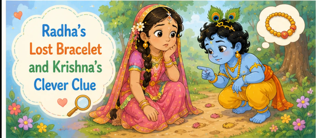 Radha's Lost Bracelet and Krishna's Clever Clue