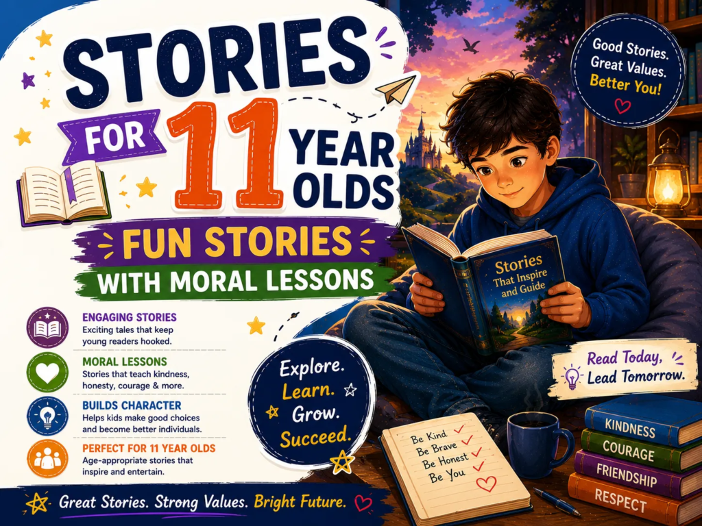 Stories for 11 Year Olds | Fun Stories with Moral Lessons