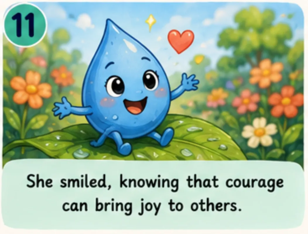 The Brave Little Raindrop