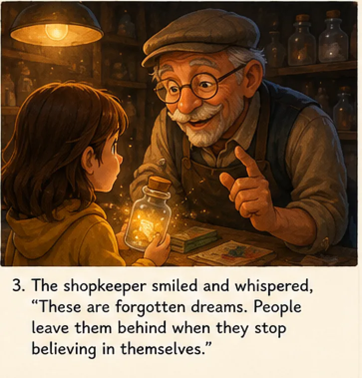 The Girl Who Collected Forgotten Dreams - stories for 12 year olds