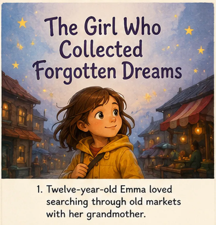 The Girl Who Collected Forgotten Dreams - stories for 12 year olds