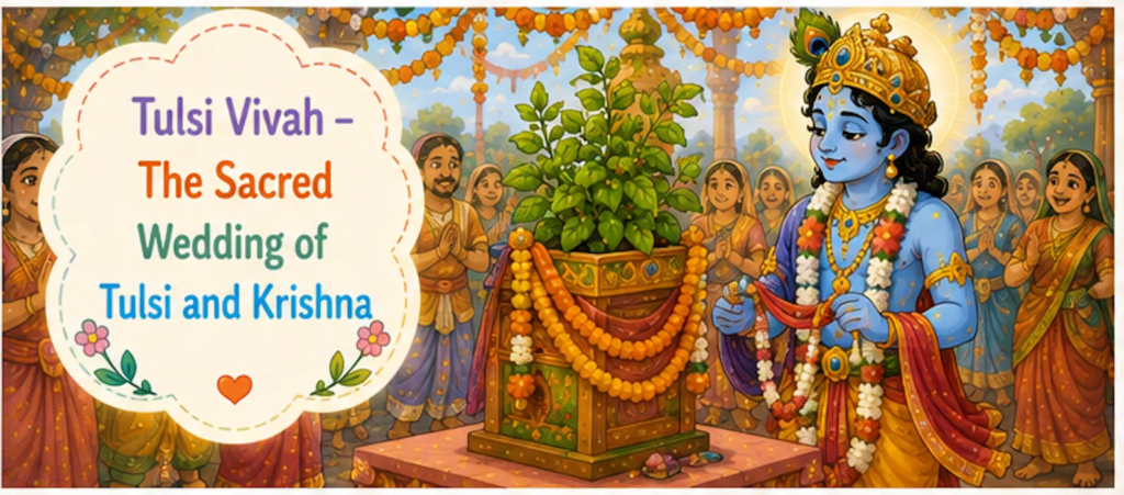 - Tulsi and Krishna Story in English 