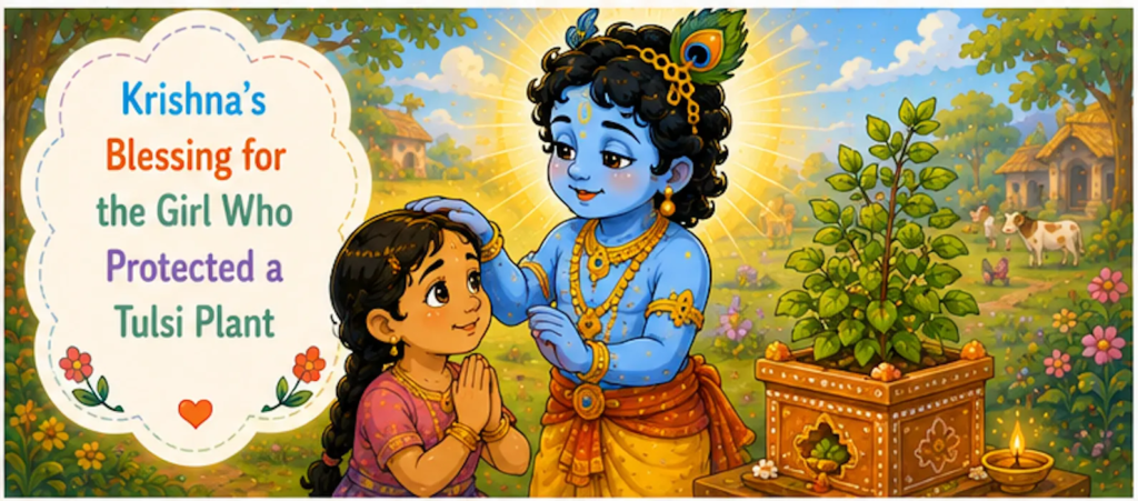 - Tulsi and Krishna Story in English 