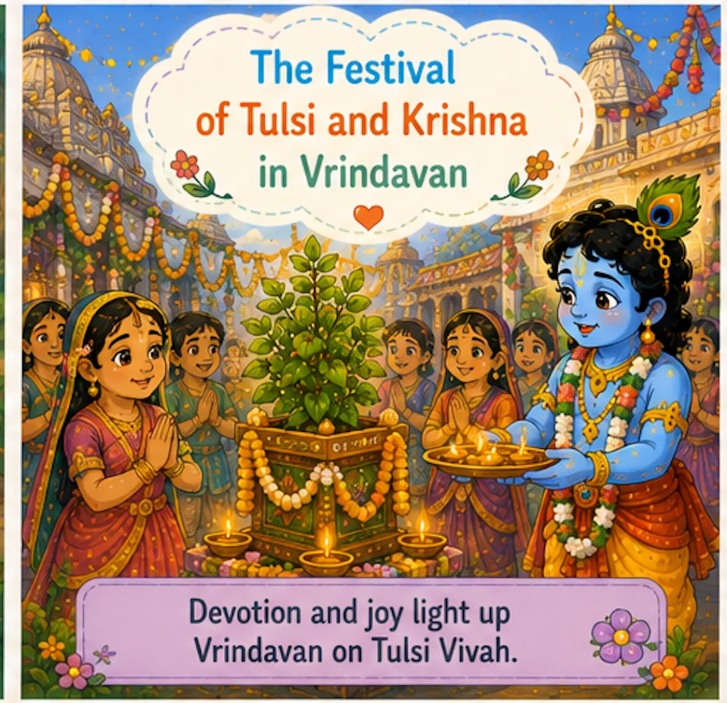 - Tulsi and Krishna Story in English 