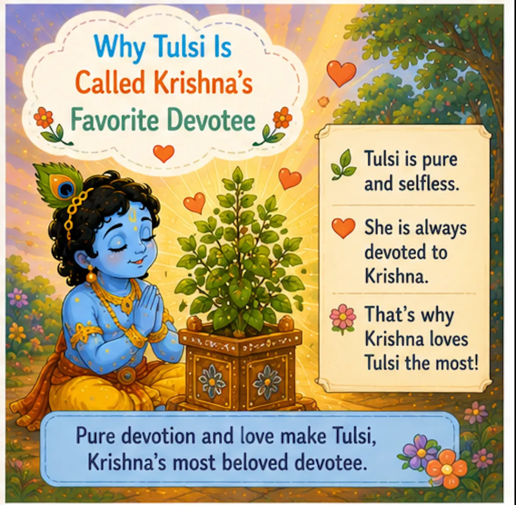 - Tulsi and Krishna Story in English 