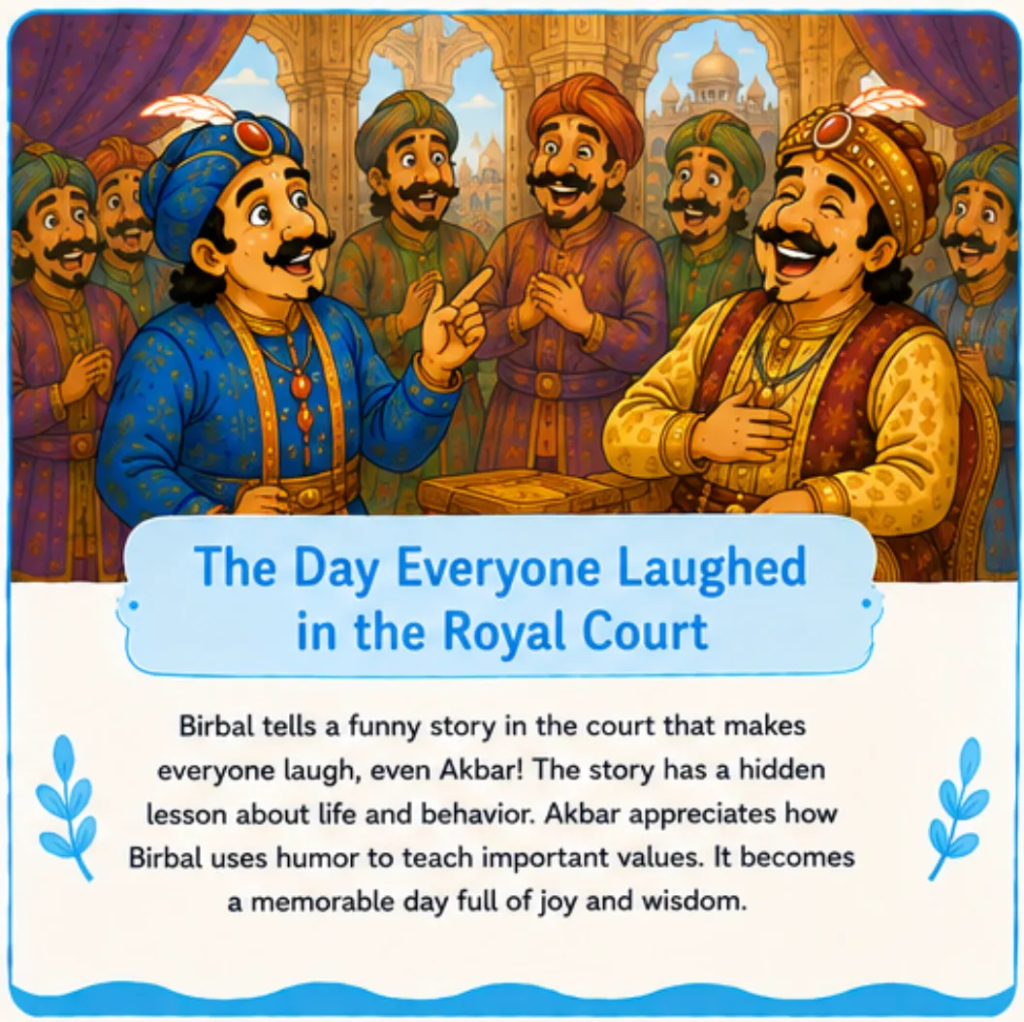The Day Everyone Laughed in the Royal Court - Akbar Birbal Funny Stories for Kids