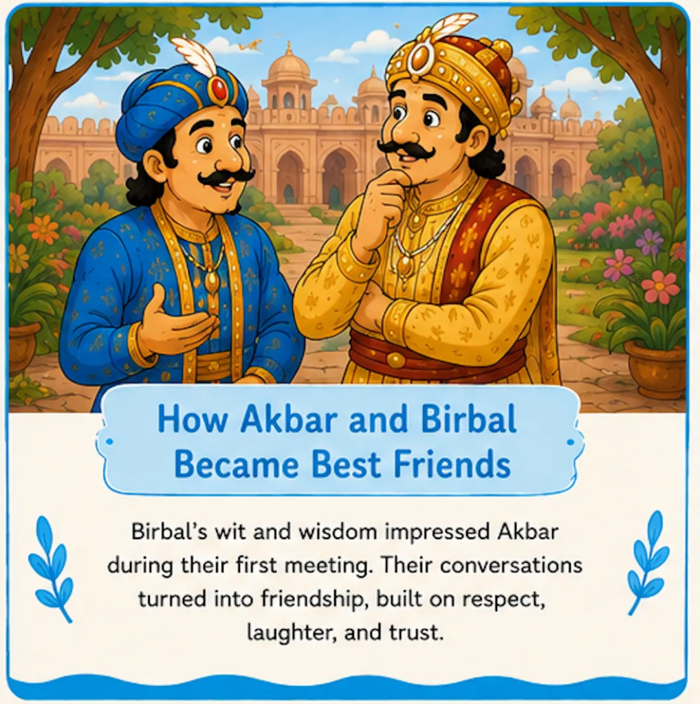 How Akbar and Birbal Became Best Friends - Akbar and Birbal Friendship Story for Kids