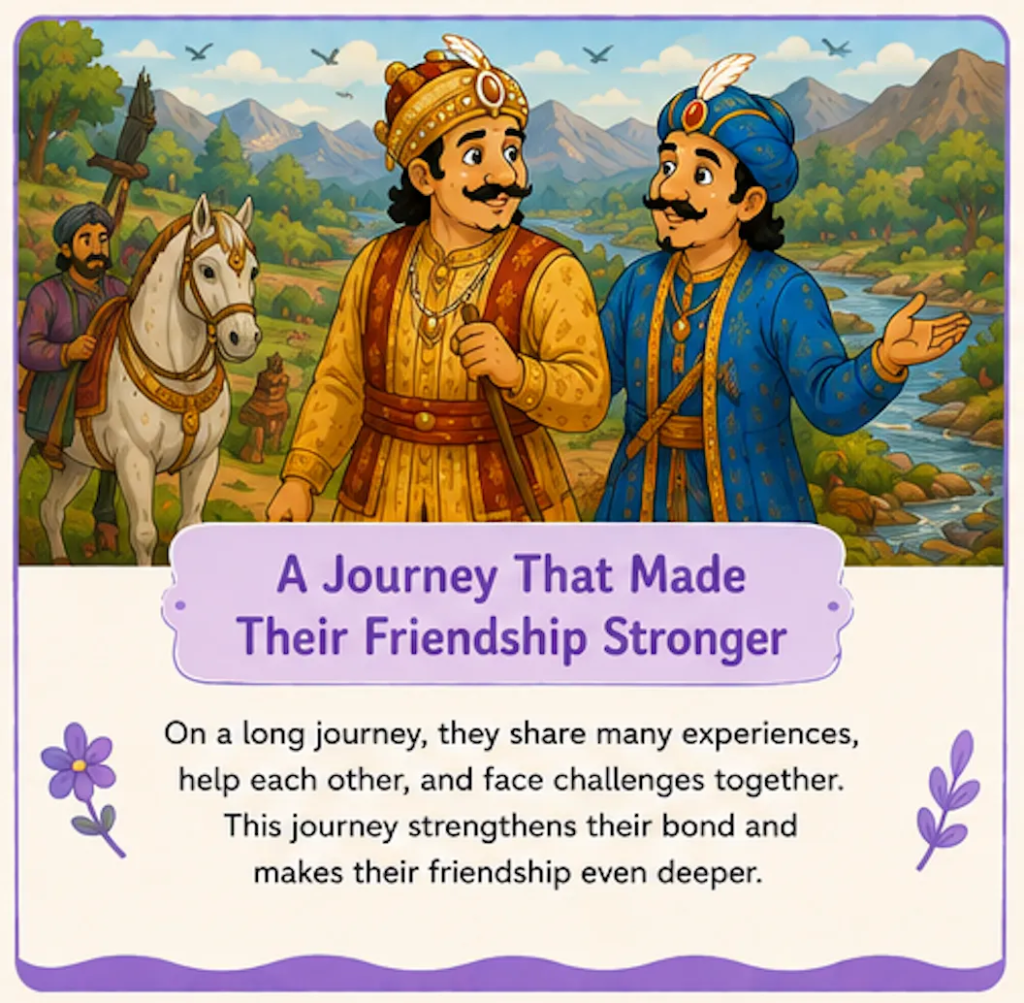 A Journey That Made Their Friendship Stronger - Akbar and Birbal Friendship Story for Kids