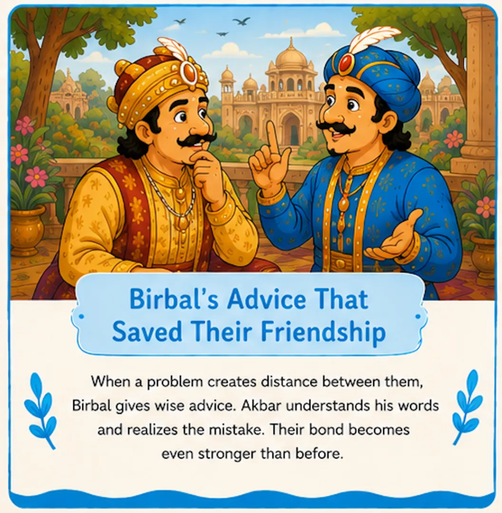 Birbal's Advice That Saved Their Friendship - Akbar and Birbal Friendship Story for Kids