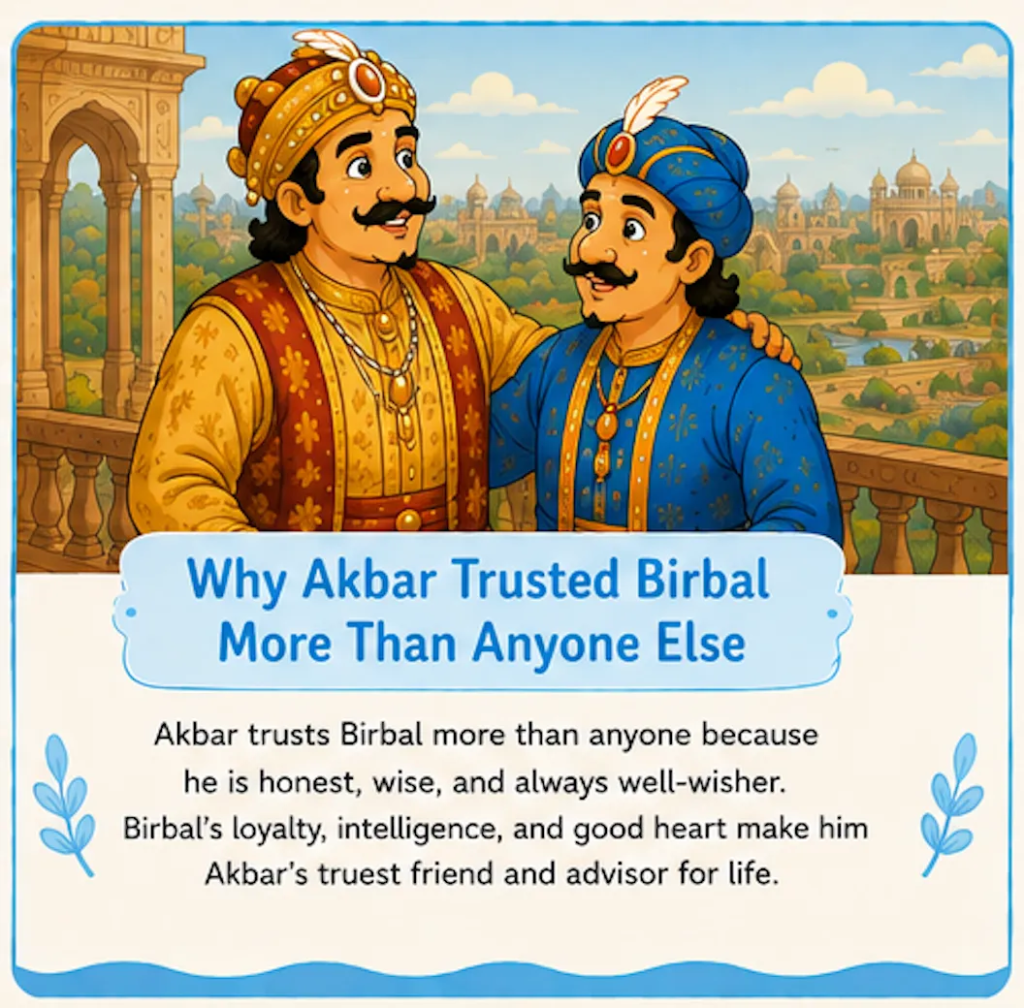 Why Akbar Trusted Birbal More Than Anyone Else - Akbar and Birbal Friendship Story for Kids