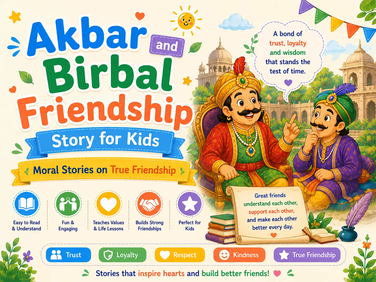 Akbar and Birbal Friendship Story for Kids