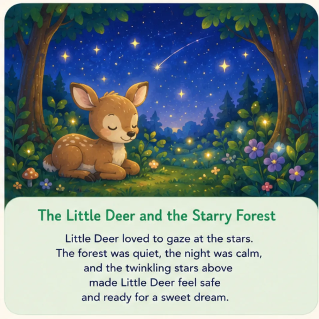 The Little Deer and the Starry Forest - Calming Bedtime Stories for Kids