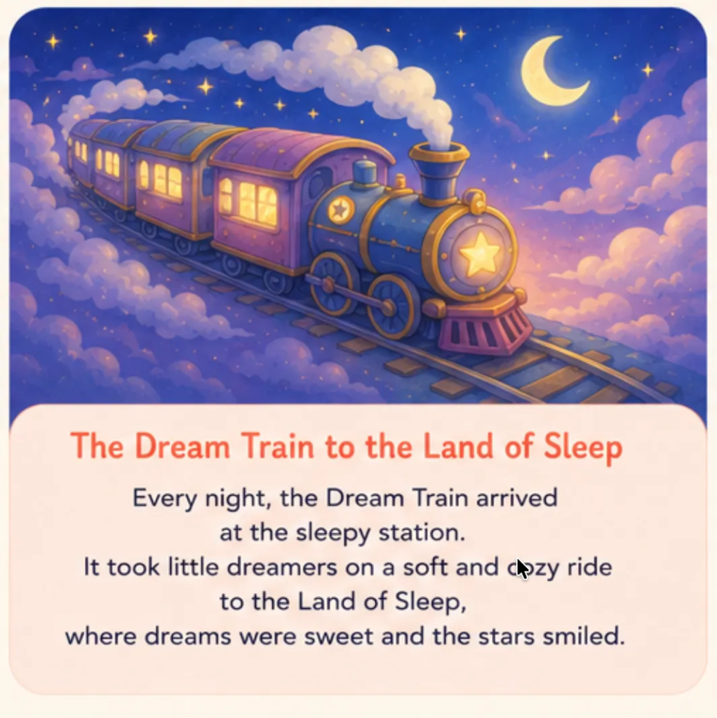 The Dream Train to the Land of Sleep - Calming Bedtime Stories for Kids