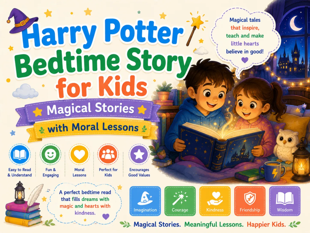 21+ Harry Potter Bedtime Story for Kids | Magical Stories with Moral Lessons