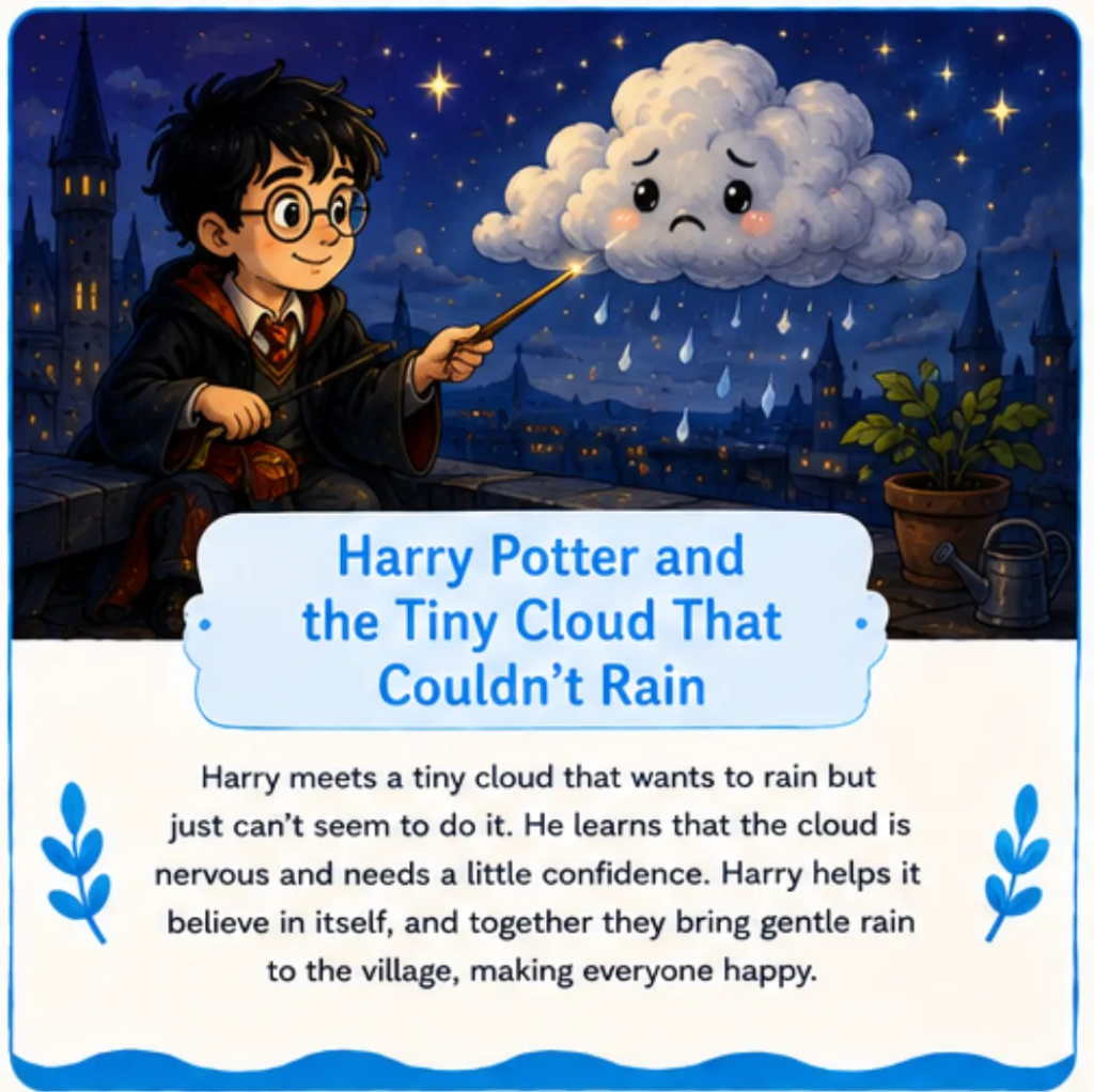Harry Potter and the Tiny Cloud That Couldn't Rain - Harry Potter Bedtime Story for Kids