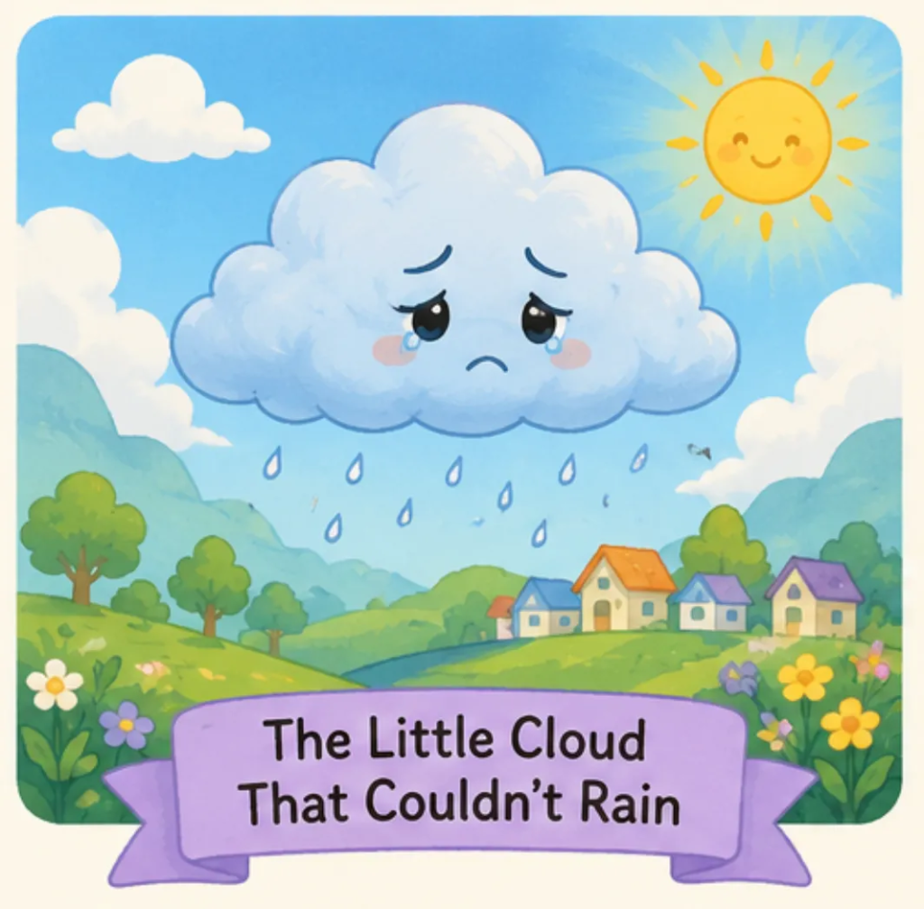  The Little Cloud That Couldn’t Rain - Short Stories for Kids With Pictures