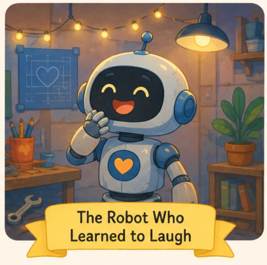  The Robot Who Learned to Laugh - Short Stories for Kids With Pictures