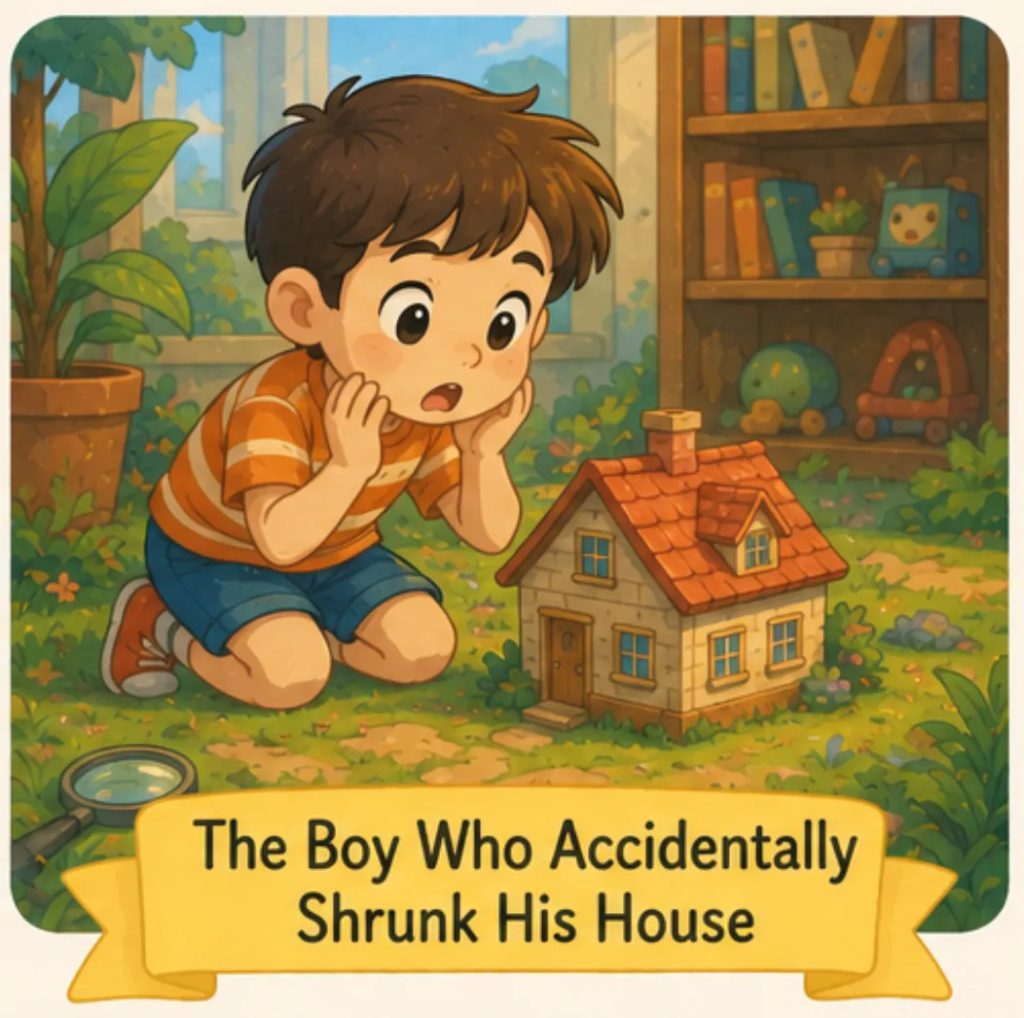  The Boy Who Accidentally Shrunk His House - Short Stories for Kids With Pictures