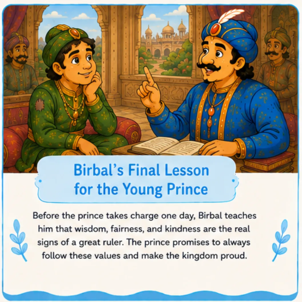 Birbal's Final Lesson for the Young Prince - Short Story of Akbar and Birbal in English