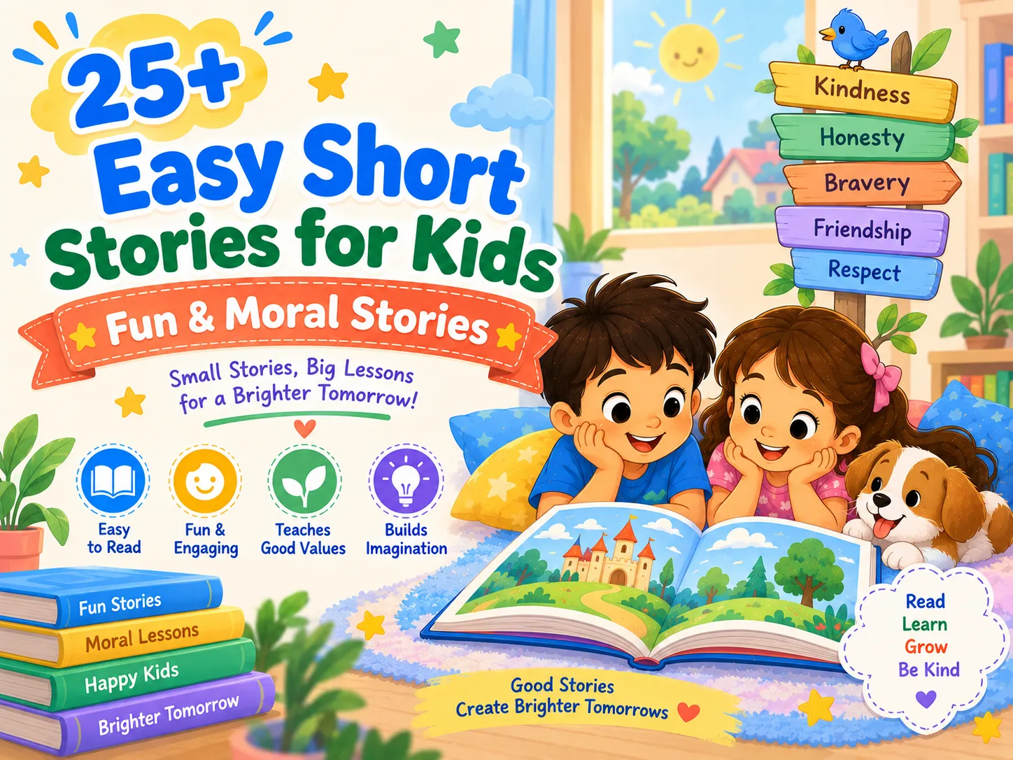21+ Easy Short Stories for Kids-Fun & Moral Stories