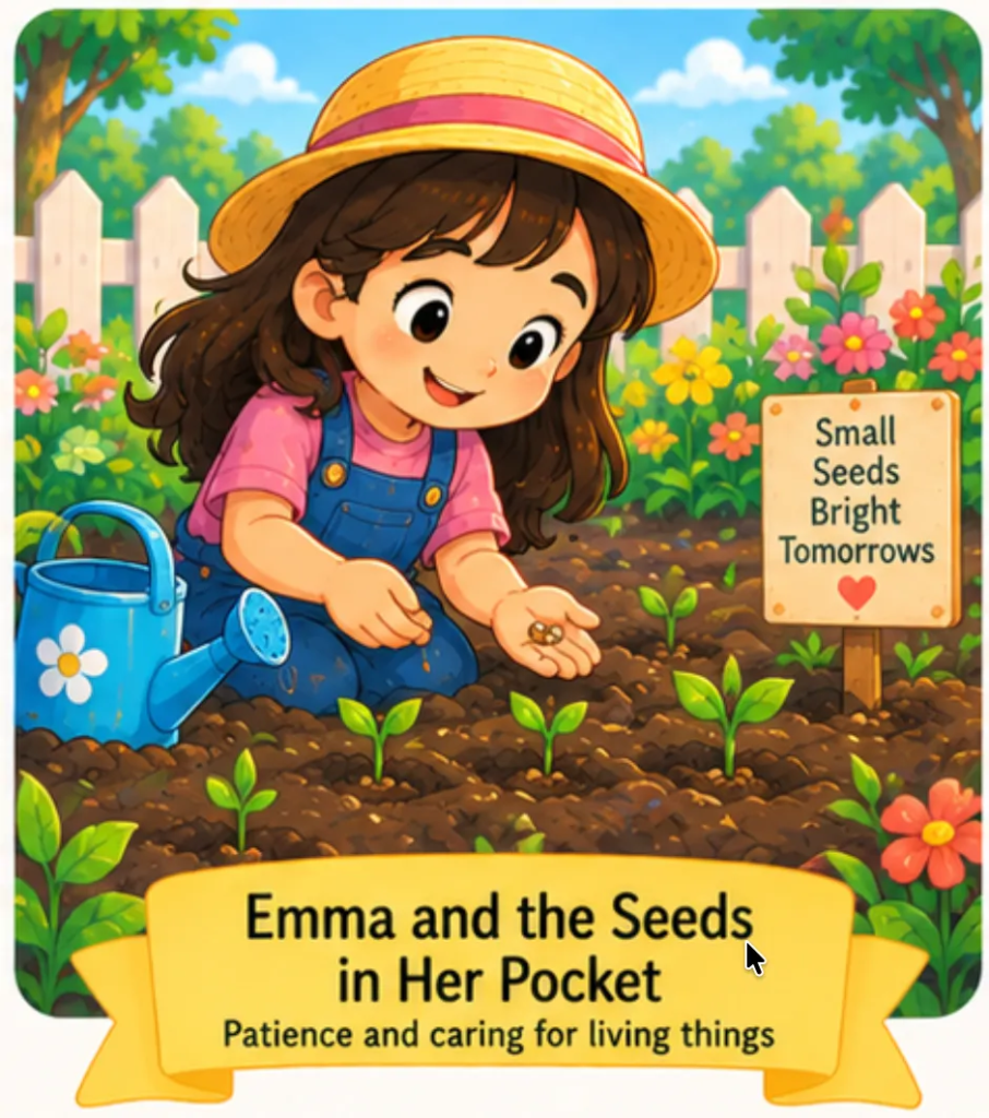 Emma and the Seeds in Her Pocket - Easy Short Stories for Kids