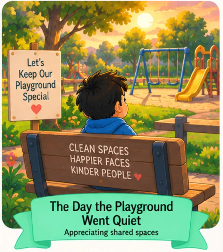 The Day the Playground Went Quiet - Easy Short Stories for Kids