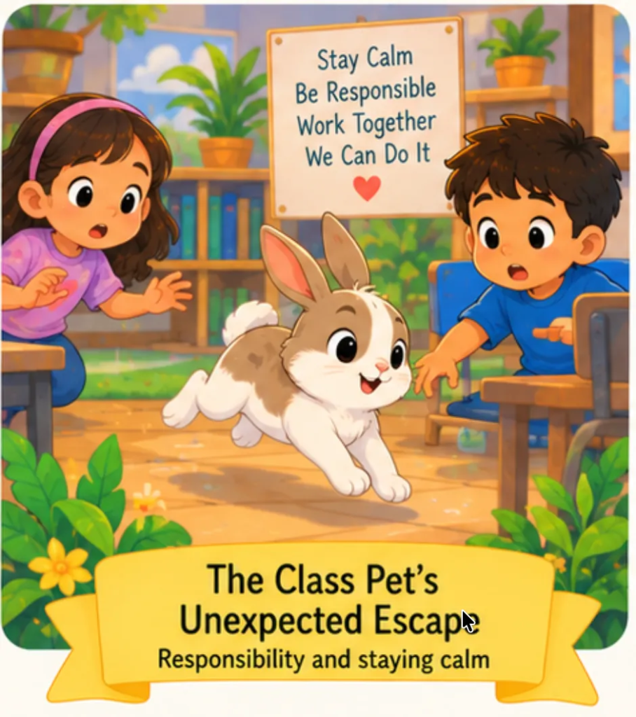 The Class Pet’s Unexpected Escape - Easy Short Stories for Kids