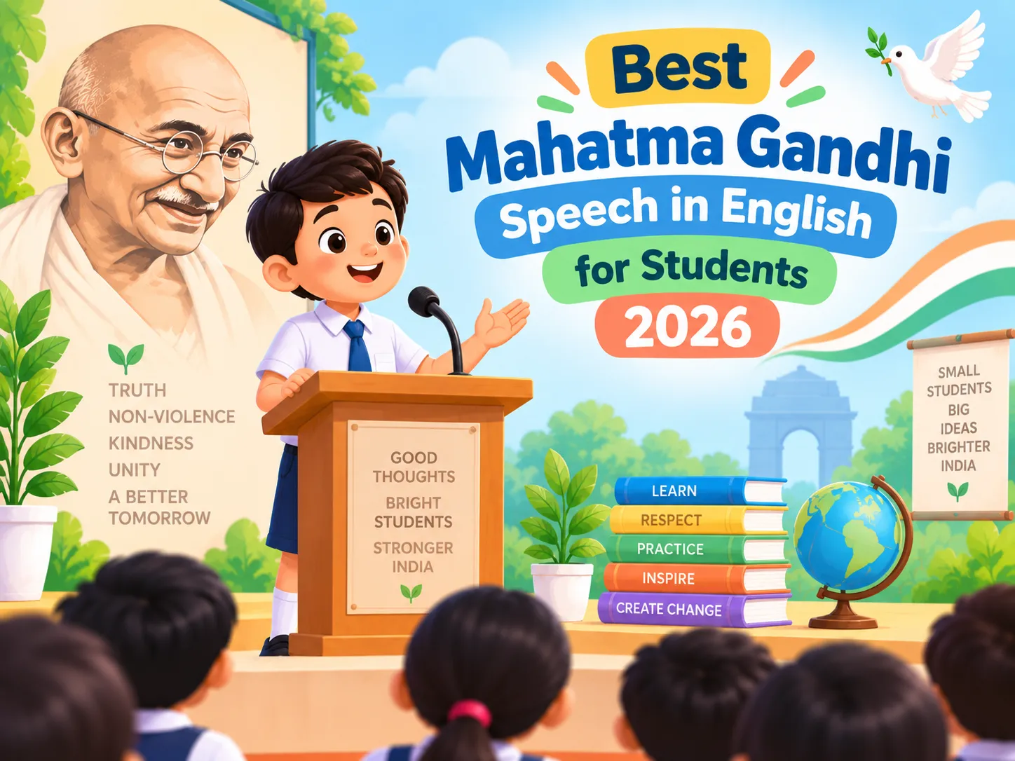 Mahatma Gandhi Speech in English for Students