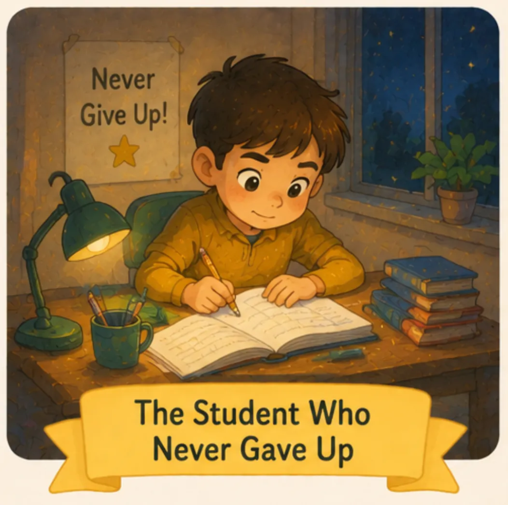 The Student Who Never Gave Up - Short Stories for Student Motivation