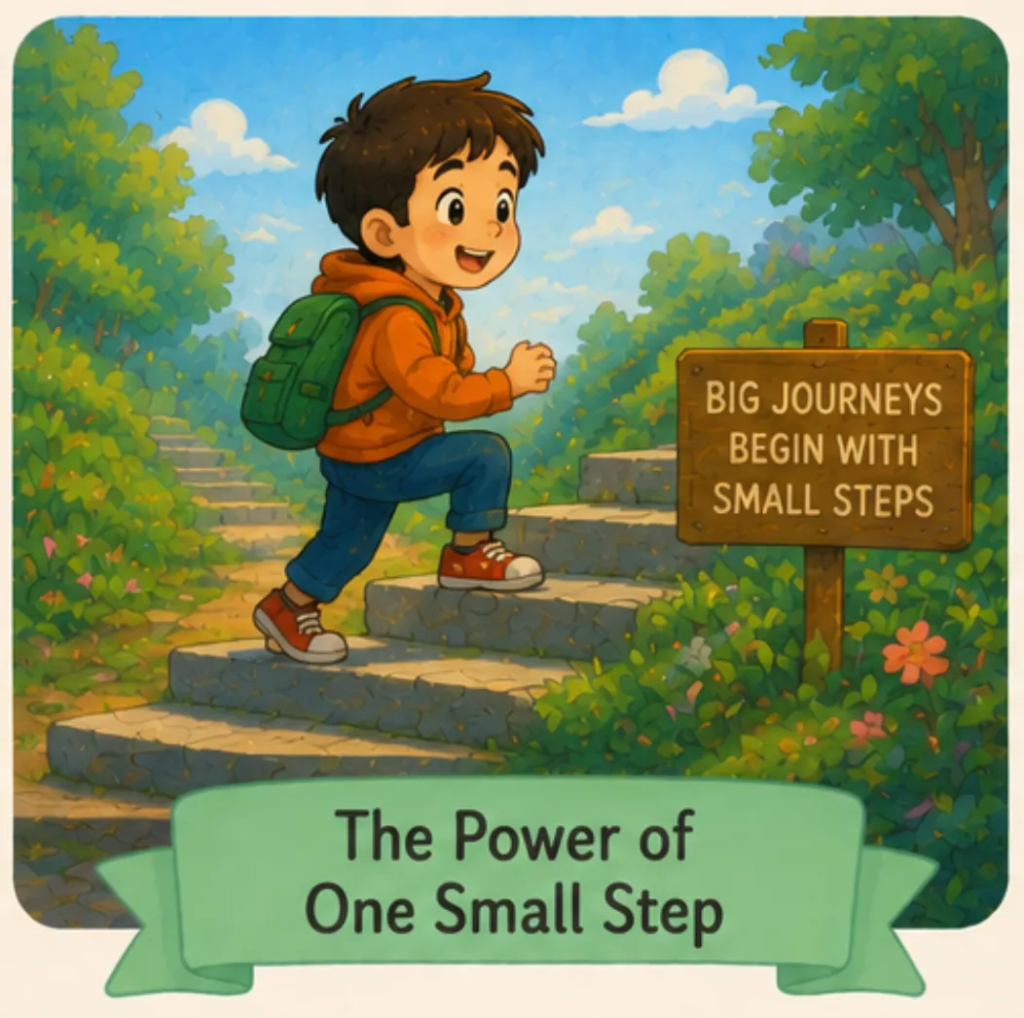 The Power of One Small Step - Short Stories for Student Motivation