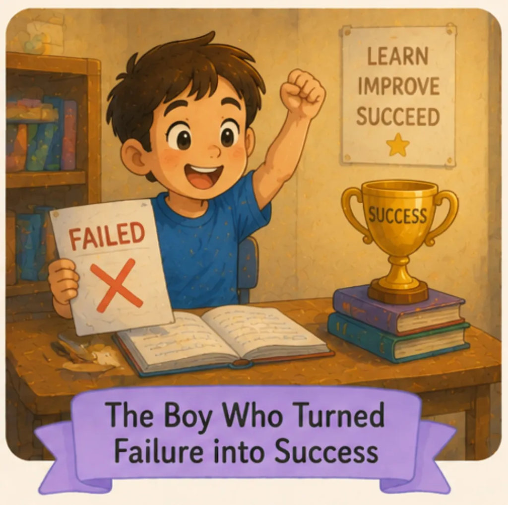 The Boy Who Turned Failure into Success - Short Stories for Student Motivation