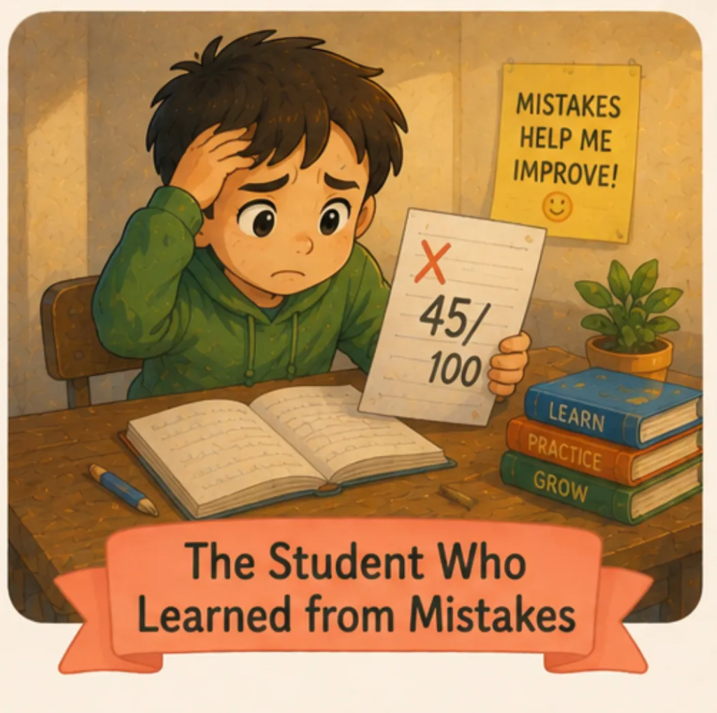 The Student Who Learned from Mistakes - Short Stories for Student Motivation