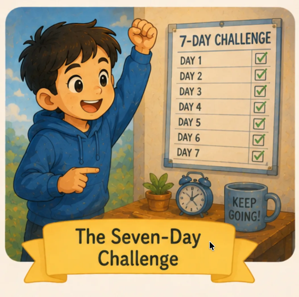 The Seven-Day Challenge - Short Stories for Student Motivation