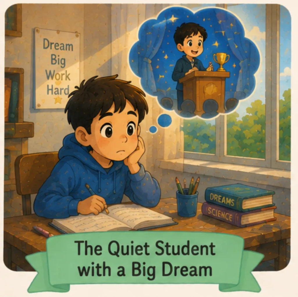 The Quiet Student with a Big Dream - Short Stories for Student Motivation