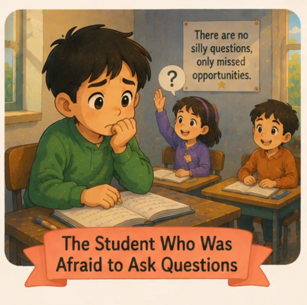The Student Who Was Afraid to Ask Questions - Short Stories for Student Motivation