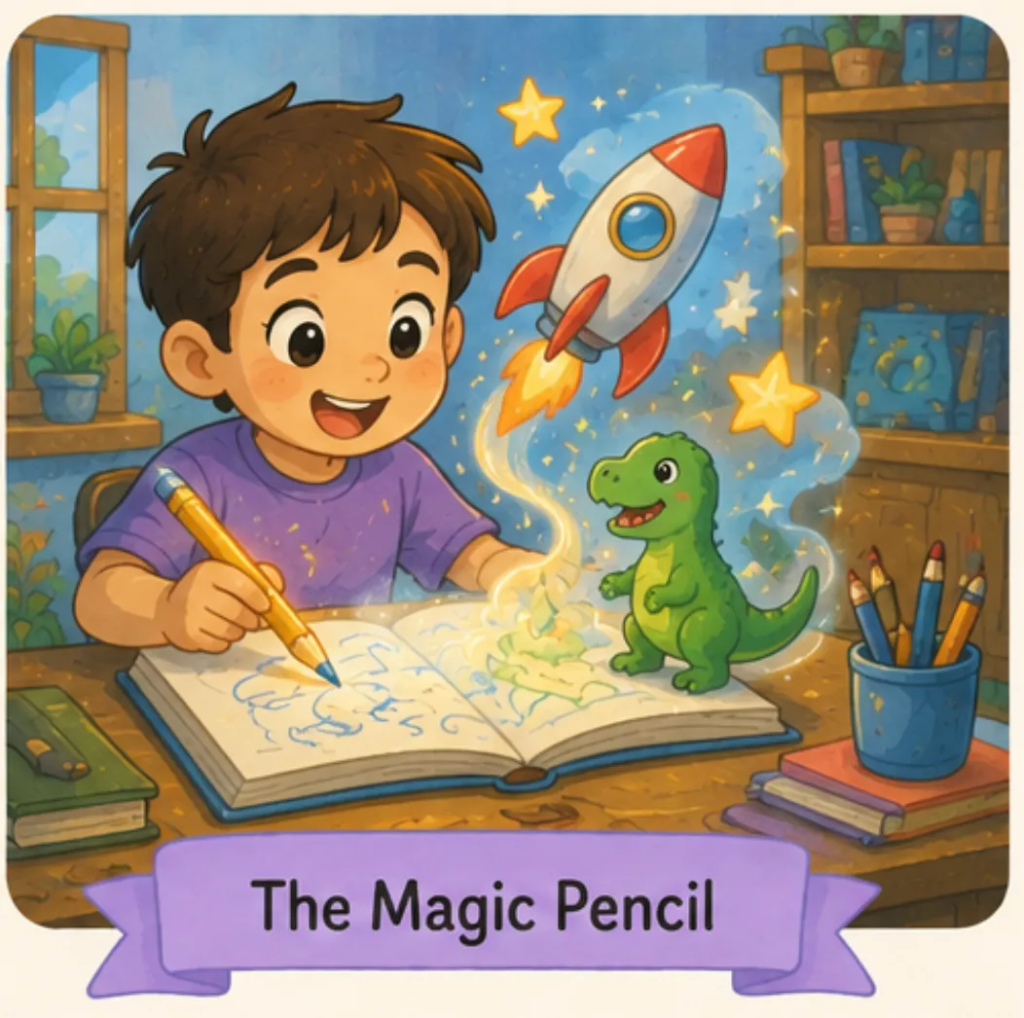 The Magic Pencil - Short Stories in English for Students