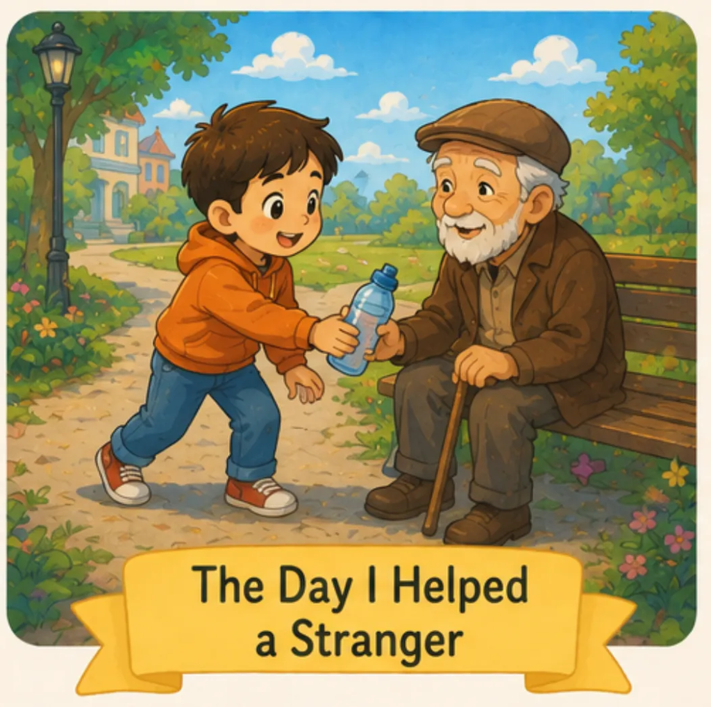 The Day I Helped a Stranger - Short Stories in English for Students