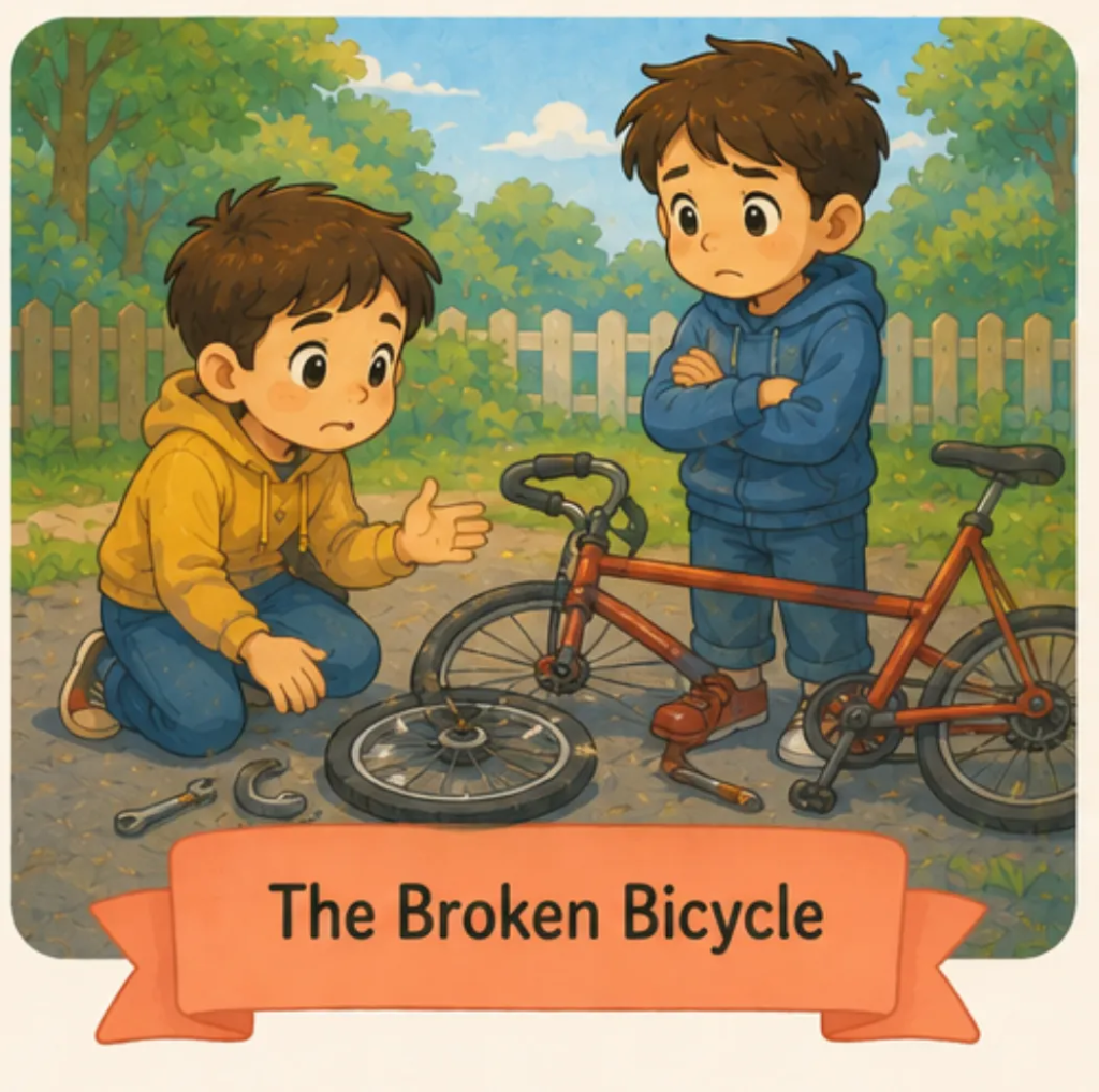 The Broken Bicycle - Short Stories in English for Students