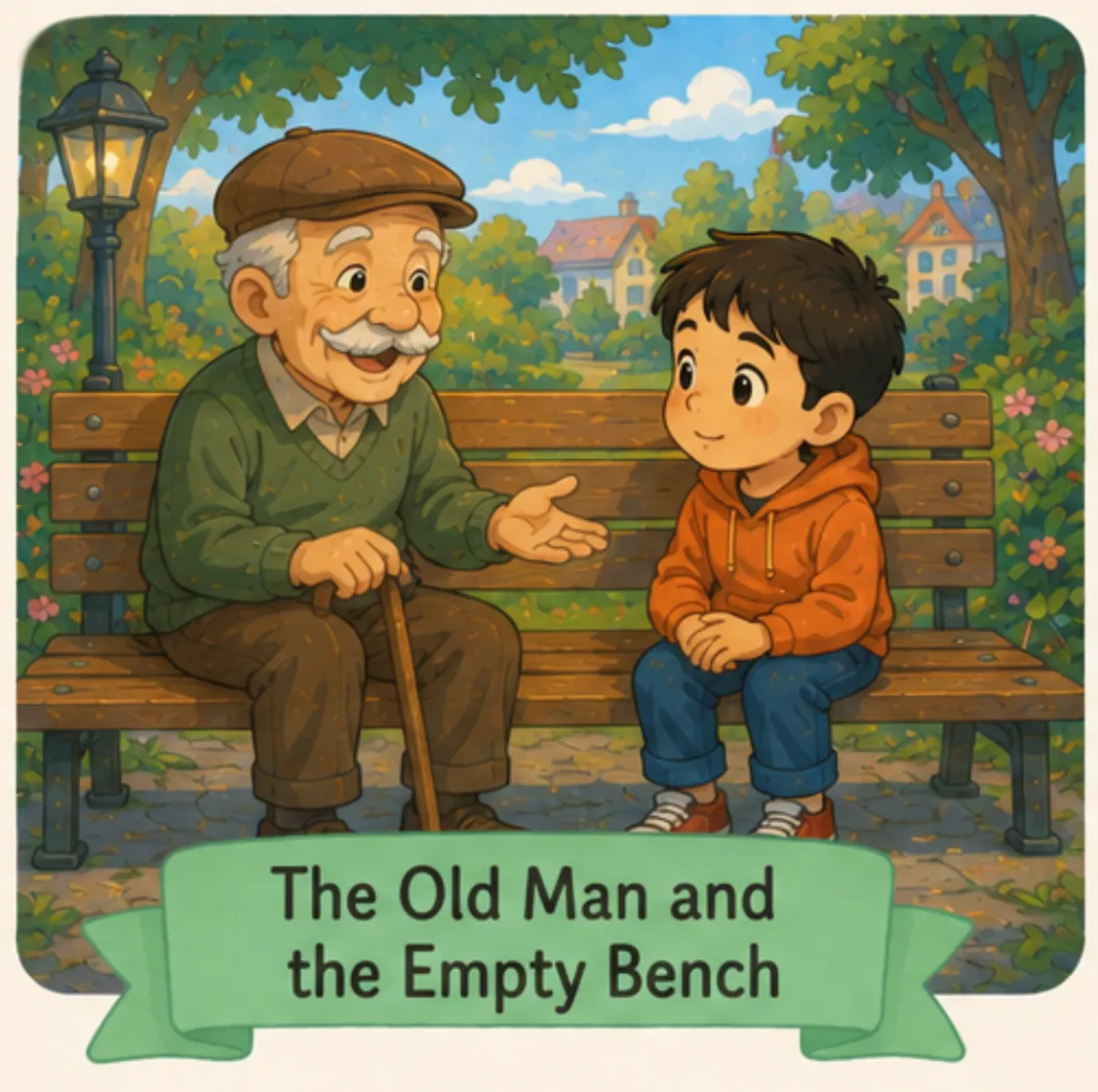 The Old Man and the Empty Bench - Short Stories in English for Students