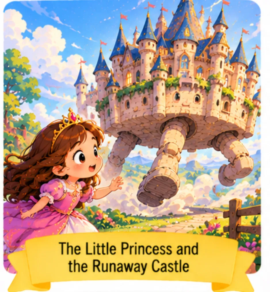 19. The Little Princess and the Runaway Castle - Fairy Tale Short Stories for Kids