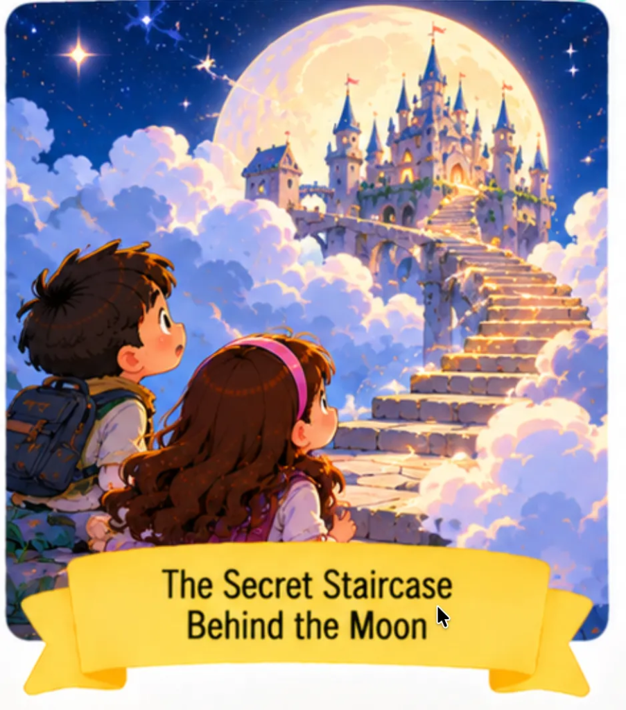 23. The Secret Staircase Behind the Moon - Fairy Tale Short Stories for Kids