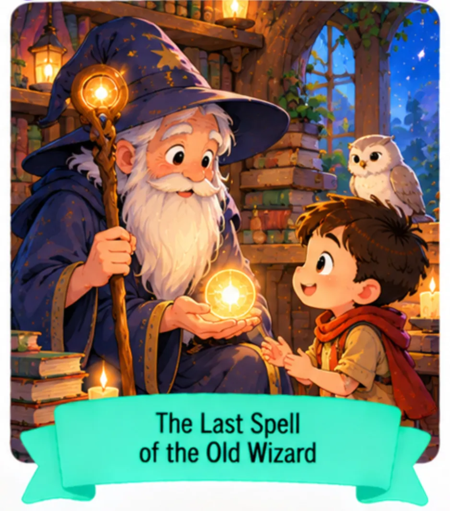 24. The Last Spell of the Old Wizard - Fairy Tale Short Stories for Kids
