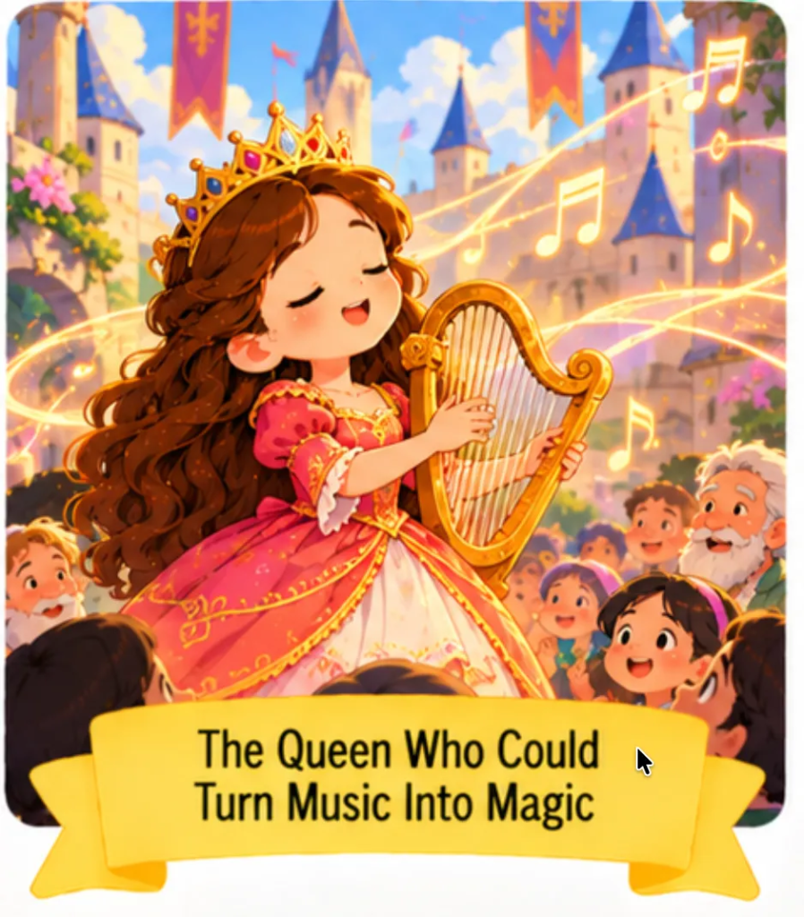 11. The Queen Who Could Turn Music Into Magic - Fairy Tale Short Stories for Kids