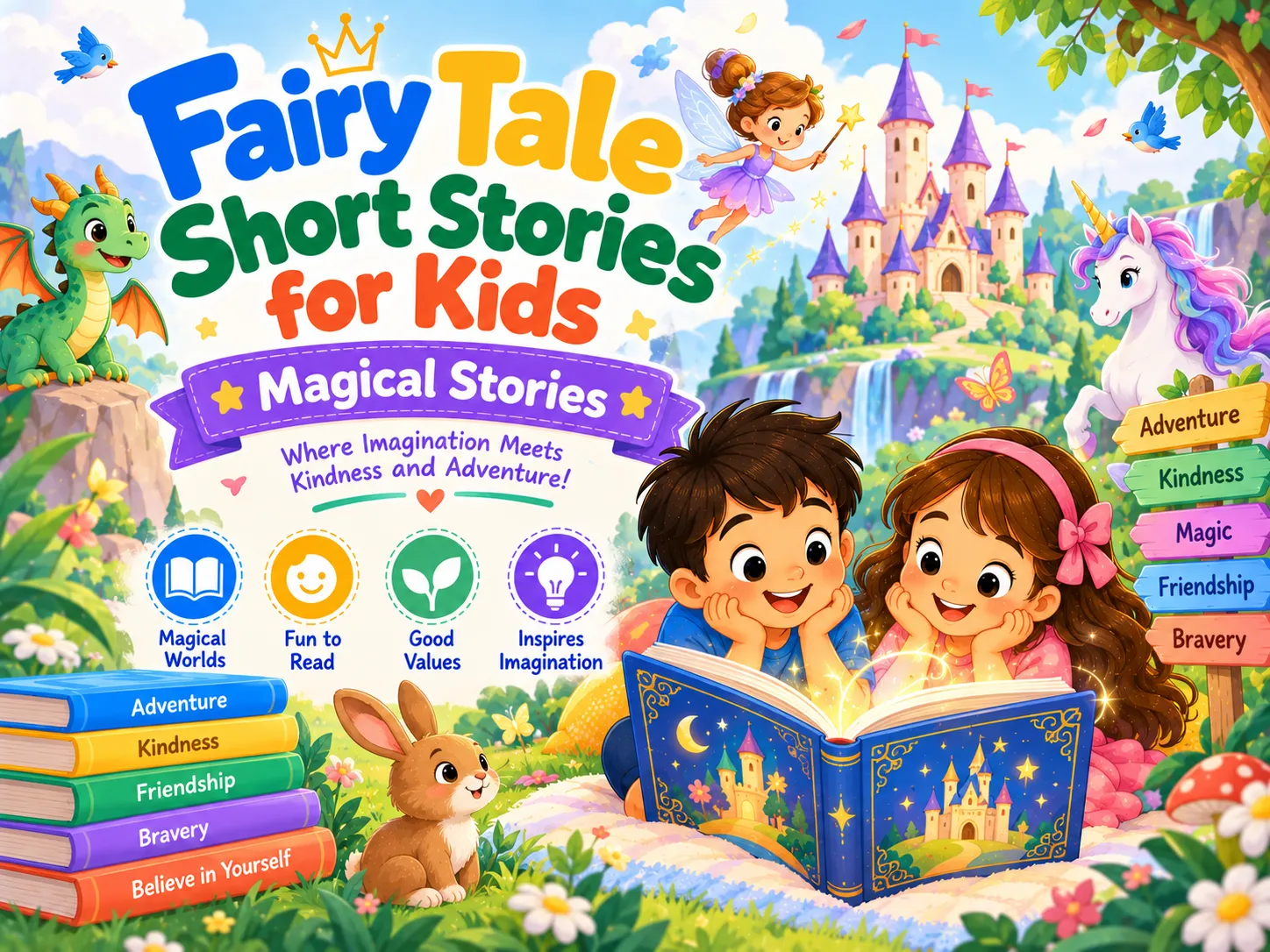Fairy Tale Short Stories for Kids-Magical Stories.
