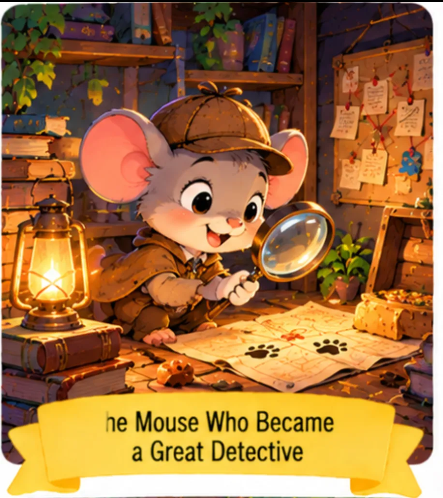 13. The Mouse Who Became a Great Detective - Short Animal Stories for Kids