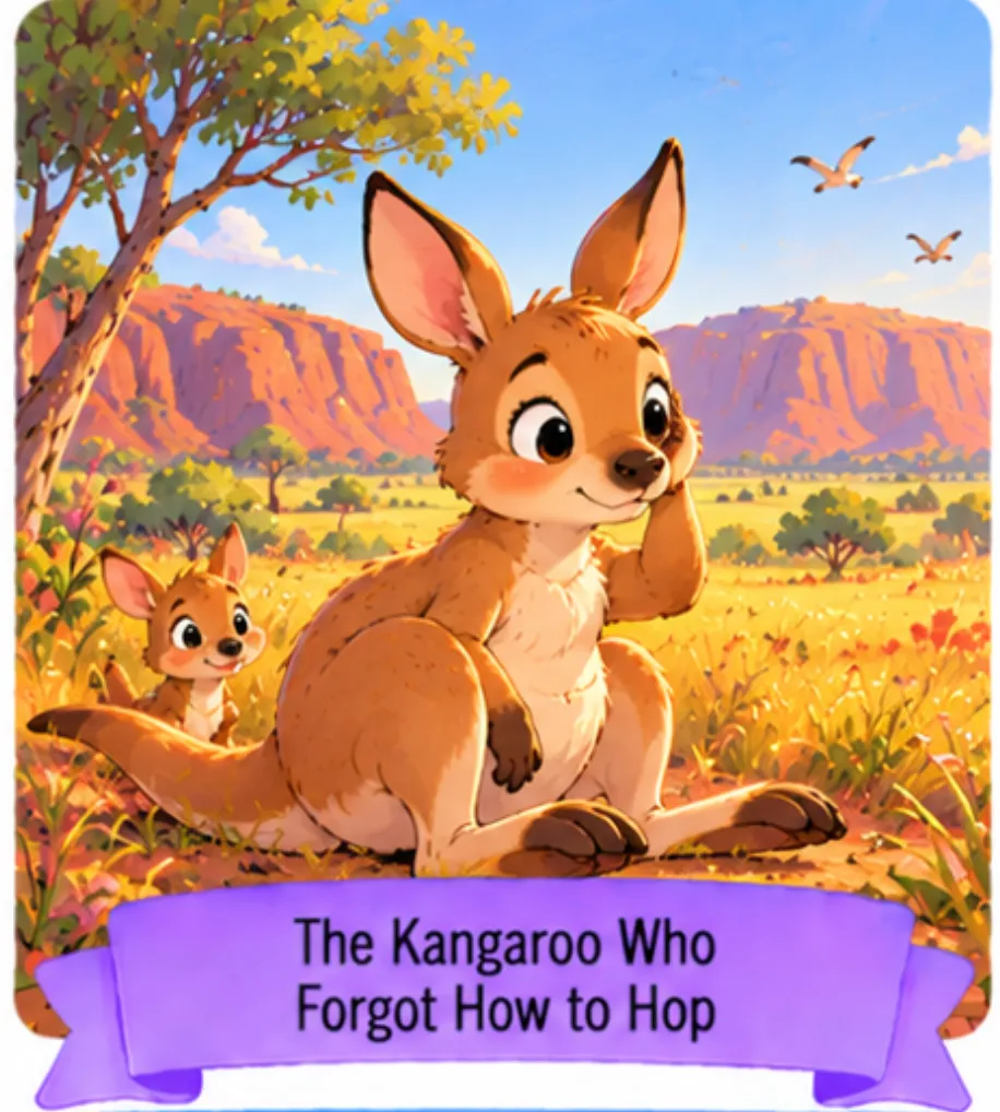 15. The Kangaroo Who Forgot How to Hop - Short Animal Stories for Kids