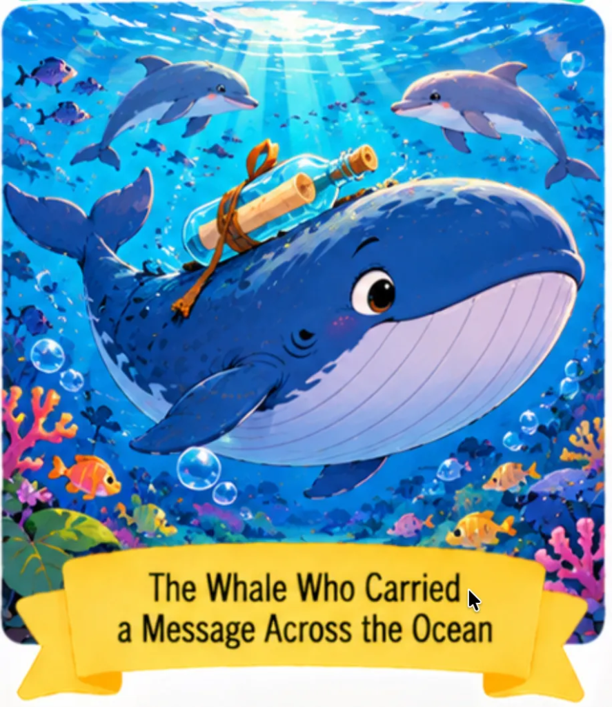 17. The Whale Who Carried a Message Across the Ocean - Short Animal Stories for Kids