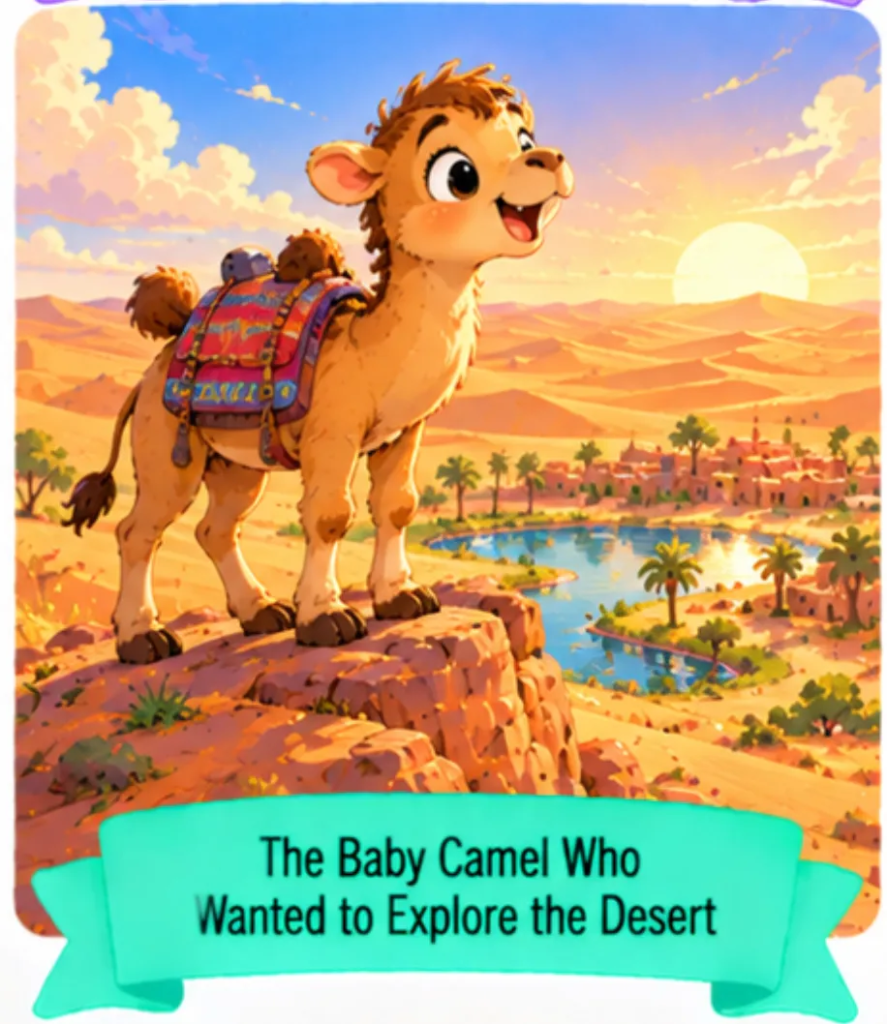 18. The Baby Camel Who Wanted to Explore the Desert - Short Animal Stories for Kids