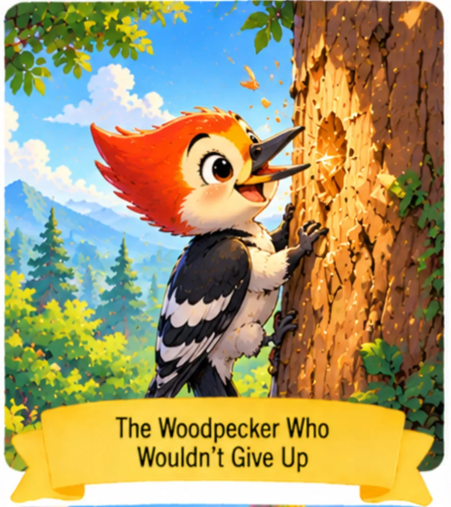 19. The Woodpecker Who Wouldn’t Give Up - Short Animal Stories for Kids