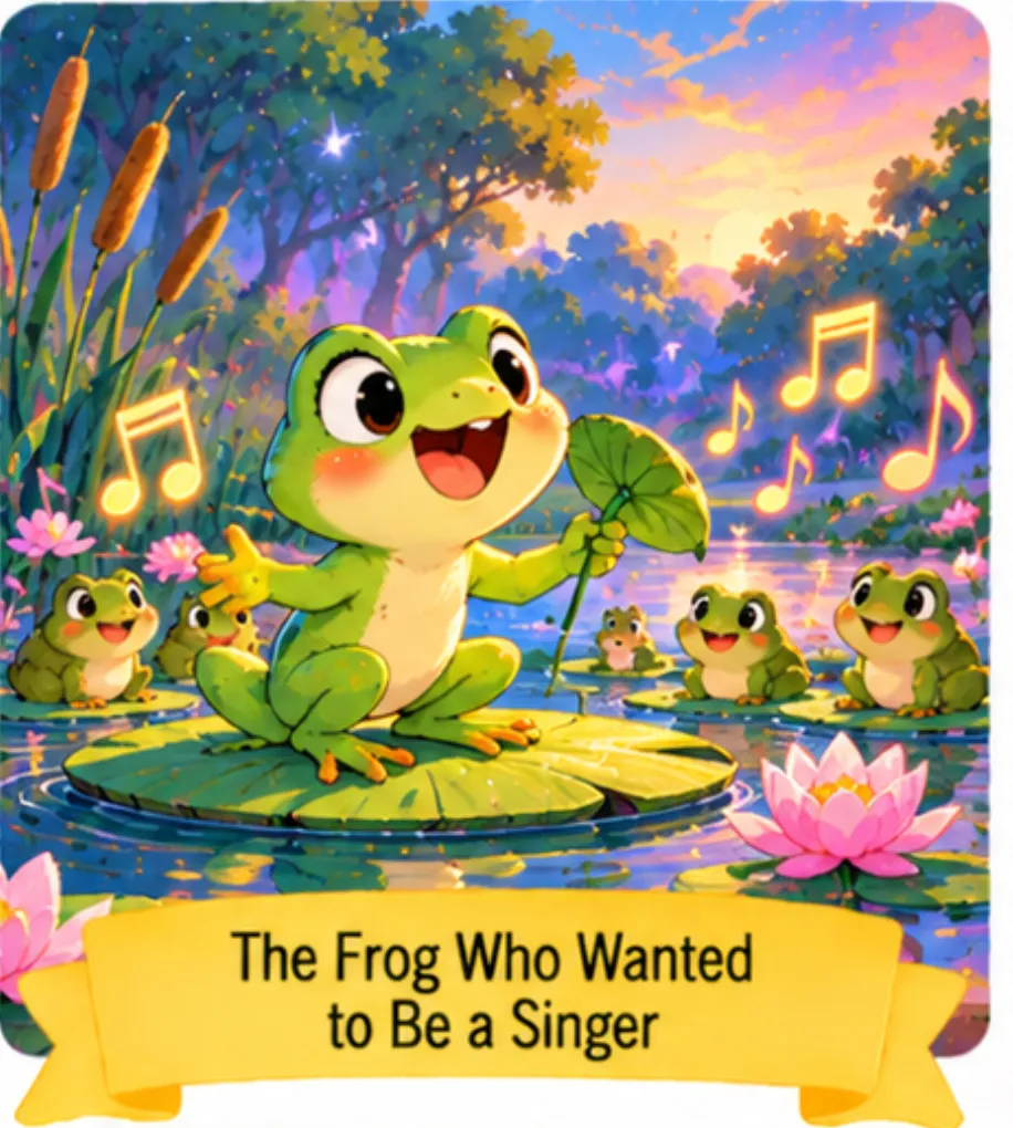 7. The Frog Who Wanted to Be a Singer - Short Animal Stories for Kids